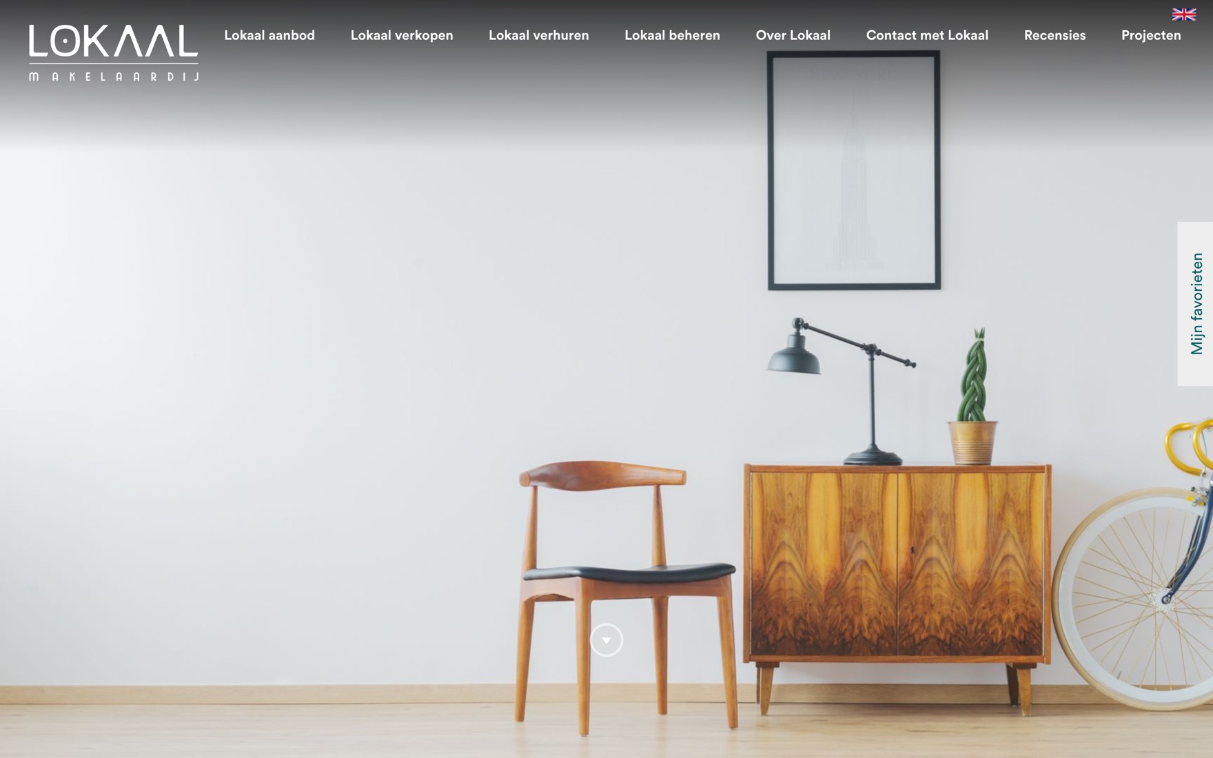 Lokaal Makelaardij, de oude site